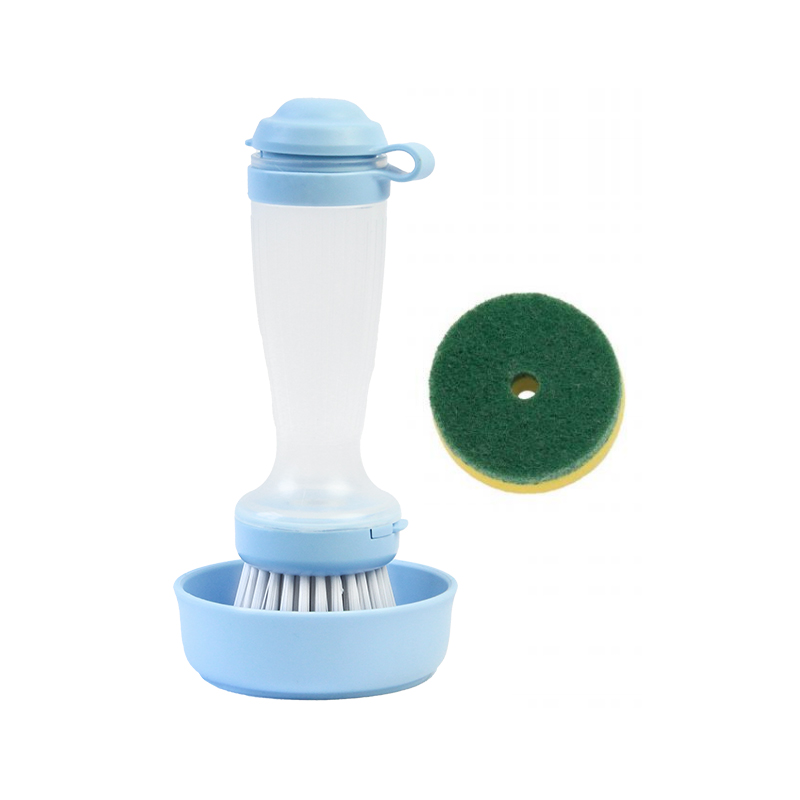 Brosse à Vaisselle Distributrice de Savon sur Pied avec Base